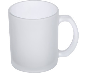 Coffee mug, transparently frosted