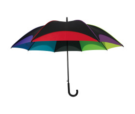 Automatik Regenschirm in Regenbogefarben