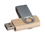 USB Stick Twist mit Holzkörper hell 8GB
